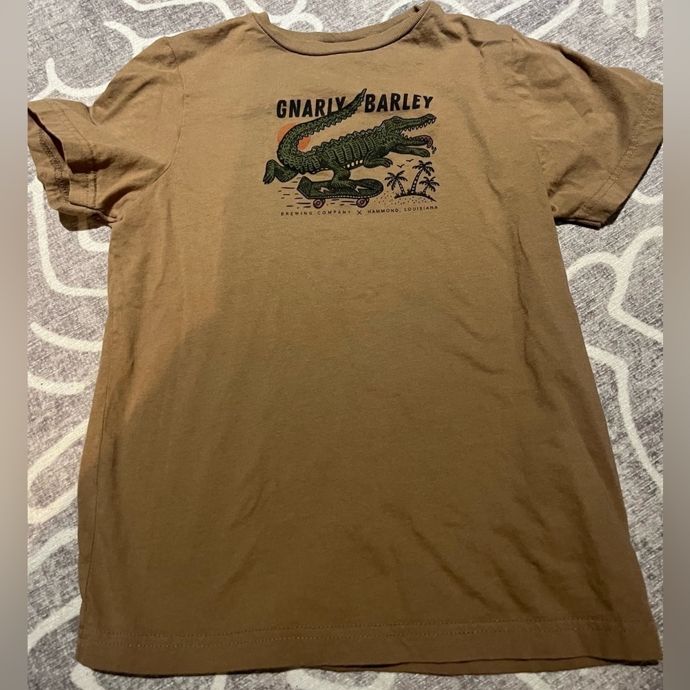 Gnarly Barley brewing Tshirt YS